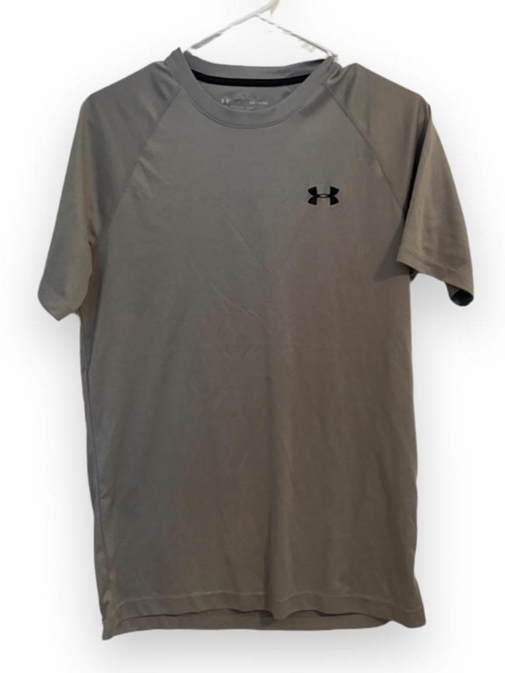 Under Armour Light Grey Dri Fit Short Sleeve Tech Shirt